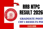 RRB NTPC Result 2026